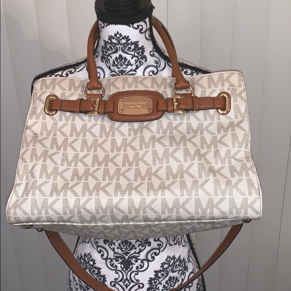 MK Hamilton Vanilla Signature tote